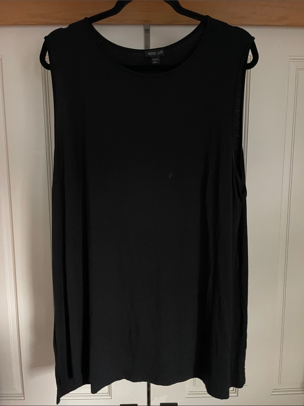 J. Jill Black Sleeveless Crewneck Tank